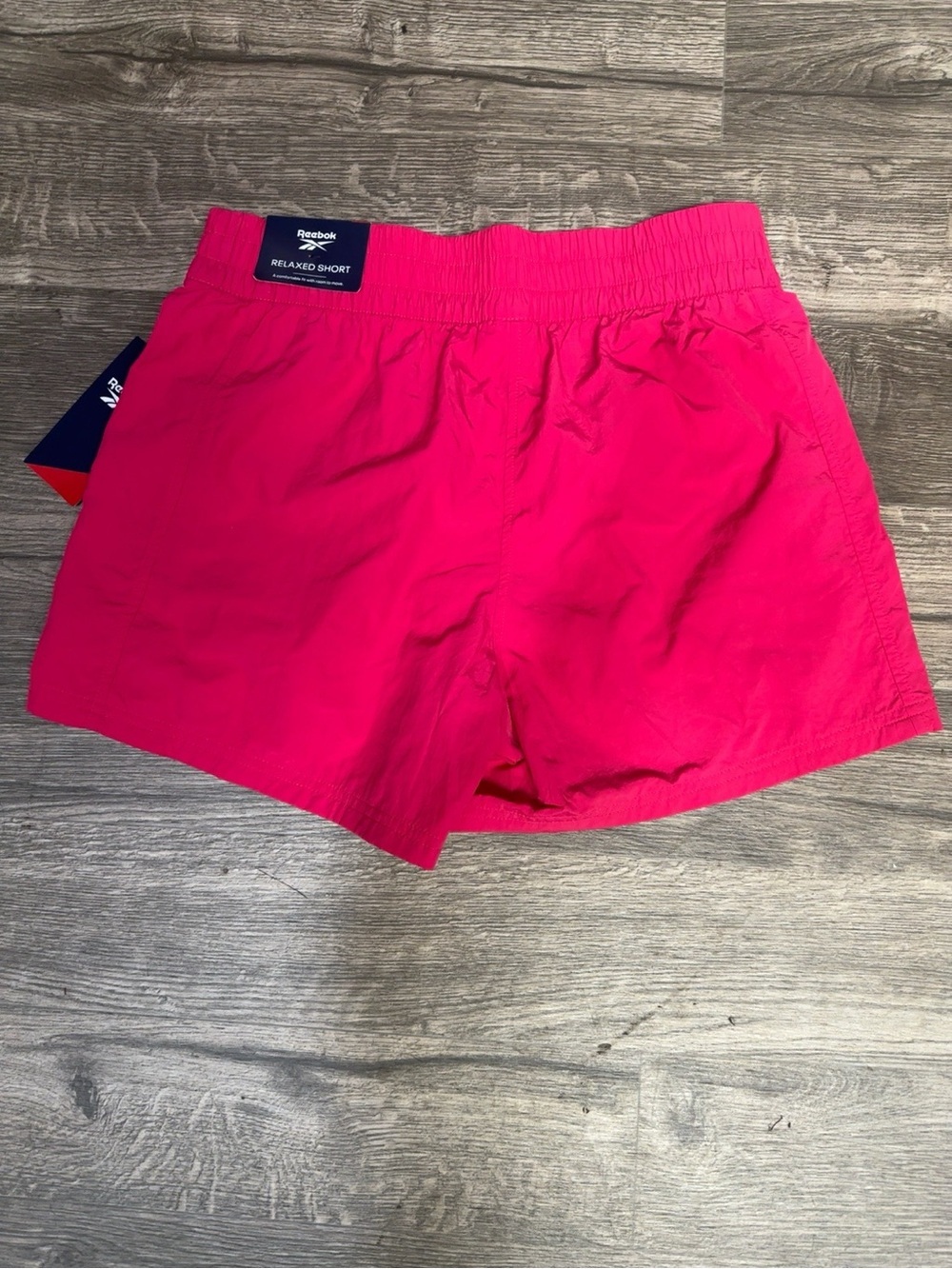 Reebok Women’s Relaxed Marathoner Track Shorts Pink Size Small NWT - Picture 5 of 8